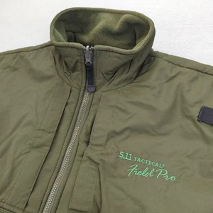 5.11 Tactical Field Pro Jacket Mens XL Green Fleece Lined Full Zip 48038 Outdoor - Picture 1 of 14