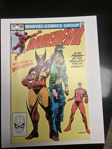 Daredevil #196 (Marvel Comics 1983) Erstes Treffen Daredevil und Wolverine - Bild 1 von 4