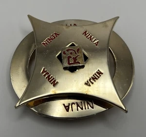 Ninja Star Belt Buckle Metal - Picture 1 of 22