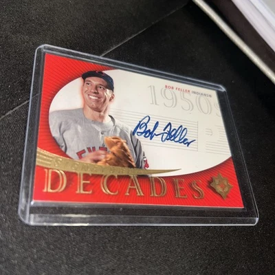 2005 Upper Deck Signature Decades Ultimate Signature Edition Auto Bob Feller - Image 1 of 2