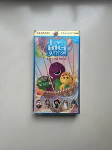 Barney’s Big Surprise! Live on Stage VHS Tape 1998 Musical Kids Sing Along - Picture 1 of 10