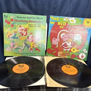 Strawberry Shortcake Exercise & Fun/The World Of Strawberry Shortcake Albums - Picture 1 of 17