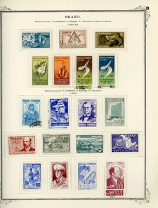BRAZIL Selections on Scott Specialty Album Page Lot #21 - SEE SCAN - $$$ - Picture 1 of 1