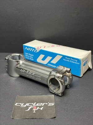 NOS Nitto UI-5GX 110mm +/-5 deg 1” 1-1/8” Threadless Alloy Stem Road Track Bike - Image 1 of 4