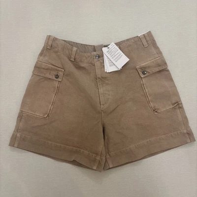 Pantalones Cortos Nike Life Cargo Beige Algodón Lona 6" Exterior FZ6571-200 $95 Talla 36 Nuevos con Etiquetas Foto 1 de 4