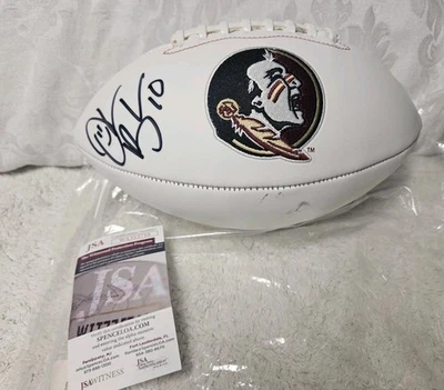 FSU Seminoles Derreck Brooks Signed Auto Football JSA COA WA313710 - Image 1 of 4