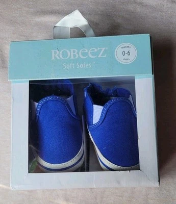 Zapatos de bebé Robeez Sofe Suelas azules 0-6 meses Foto 1 de 4