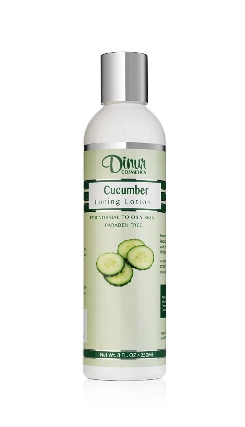 Тонизирующий лосьон Dinur Cosmetics Cucumber для нормальной и жирной кожи 8 унций - Изображение 1 из 1