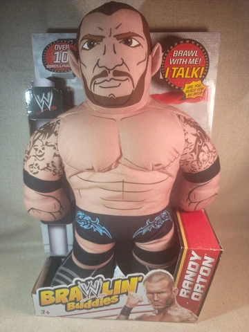 Vintage 2011 WWE Brawlin Buddies Wrestling Randy Orton 16" Talking Plush New ! Cover