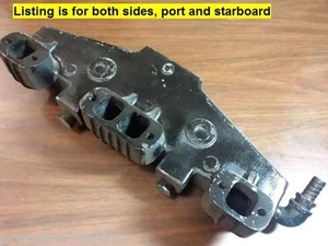 Crown V8 Exhaust Manifolds Port And Stbd, Fits GM V8 Small Block - Picture 1 of 7
