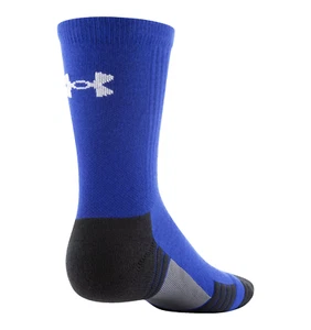 Under Armour Adult Royal Blue Crew Polyester Cushion UA Logo Team Sock Sz 8.5-13 - Picture 1 of 1