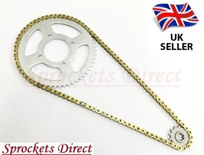 Suzuki GS500 E  GOLD O-Ring Chain and Sprocket Set     1999 - 2007 Models - Image 1 of 4