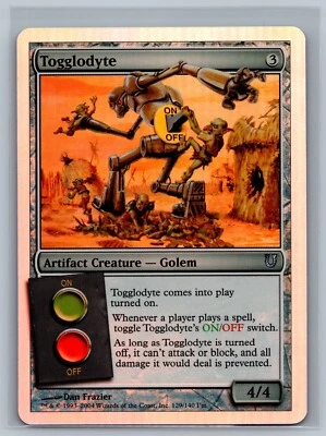 Magic The Gathering Unhinged Togglodyte #129/140 Foil MTG TCG CCG - Image 1 of 2