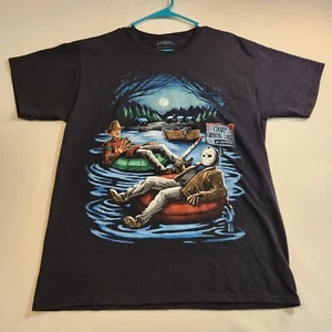Nightmare On Elm Street & Friday 13th T-Shirt Herren Large Freddy & Jason Horror - Bild 1 von 15