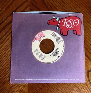 BEE GEES: STAYIN' ALIVE/HOW DEEP IS YOUR LOVE- 45rpm - Picture 1 of 5
