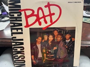Michael Jackson Bad REMIXES 12" 1987 EPIC 49-07462 - Picture 1 of 2