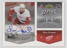 2006-07 Upper Deck MVP One on Dual Chris Osgood Kris Draper #OA-DO Auto