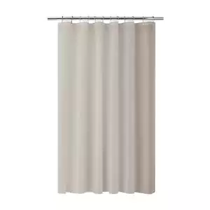 Shower Curtain Liner Heavyweight Waterproof PEVA with 72" x 72" Beige - Picture 1 of 5