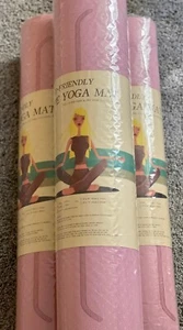 Yoga Mat With Body Alignment Lines Eco-Friendly TPE Non-slip Textured surface. - Picture 1 of 2