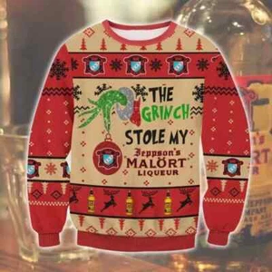 Suéter BG The Grinch Stole Malort Feo Navidad, Audaz y Festivo - Imagen 1 de 2