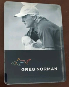 Greg Norman Golf The Shark Lucite Sales Promo Sign shop prop 8"W X 11"H X 1.5"D - Picture 1 of 4