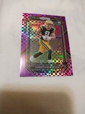 2022 PANINI PRIZM CHRISTIAN WATSON #314 PURPLE POWER /49 RC 