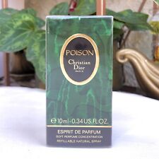 💝Vintage 1980s POISON Dior Esprit De Parfum .34oz Mini Perfume Spray NIB SEALED