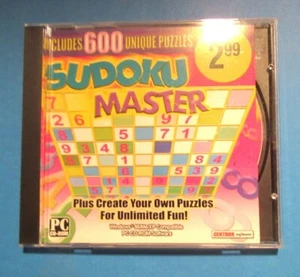 2006 "SUDOKU MASTER" PUZZLES EDUCATIONAL HELPS-TEACHER HOME SCHOOL-W-PC-CD ROM - Imagen 1 de 6