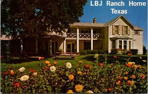 LBJ Ranch Home Johnson City Texas Postcard - Picture 1 of 2