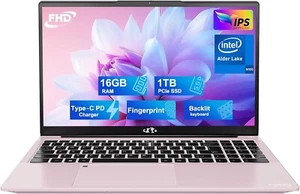 15,6-FHD-Laptop Studenten-Laptop 16GB RAM 1TB SSD Intel Pentium Quad-Core N100 - Bild 1 von 2