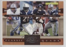2008 Donruss Classics Classic Quads /1000 Barry Sanders LaDainian Tomlinson HOF