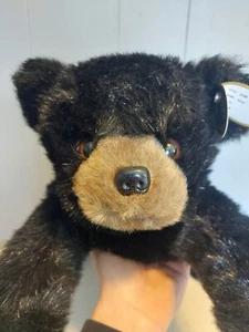 Stofftier Schwarzbär Spielzeug aus der Bearington Collection, "Rocky" Neu aus altem Lagerbestand mit Etikett - Bild 1 von 12