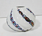 Elizabeth Arden Byzantium Ceramic Jar Succulent Planter Vase Japan White Blue