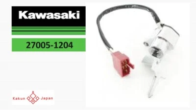 Kawasaki OEM 27005-1204 1995 - 2009 IGNITION SWITCH ASSEMBLY VULCAN 500 LTD 800 - Image 1 of 4