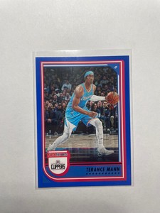 Terance Mann 2022-23 NBA Hoops Blue Parallel #181 Los Angeles Clippers