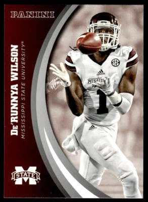 2016 Panini Team Collection De'Runnya Wilson #16 Mississippi State Bulldogs - Image 1 of 2