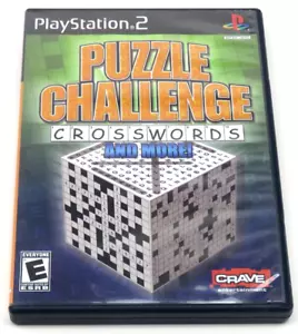 Puzzle Challenge Crosswords And More! (PlayStation 2, 2006) PS2 CIB NTSC - Picture 1 of 7