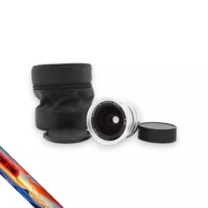 Leica Elmarit-M 24mm F/2.8 ASPH. Silver Camera Lens F2.8 Operation Confirmed JP - Picture 1 of 7