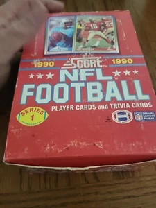 1990 Score NFL Football Series 1 Box — New Factory Sealed — 36 Packs - Bild 1 von 5