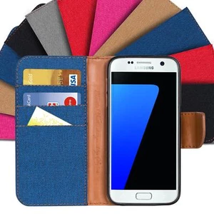 Handy Tasche für Samsung Galaxy Hülle Schutzhülle Book Flip Case Schutz Cover - Bild 1 von 10