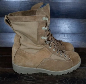 McRae Footwear Tan Desert Combat Boots Vibram Soles Goretex 12W - Picture 1 of 5