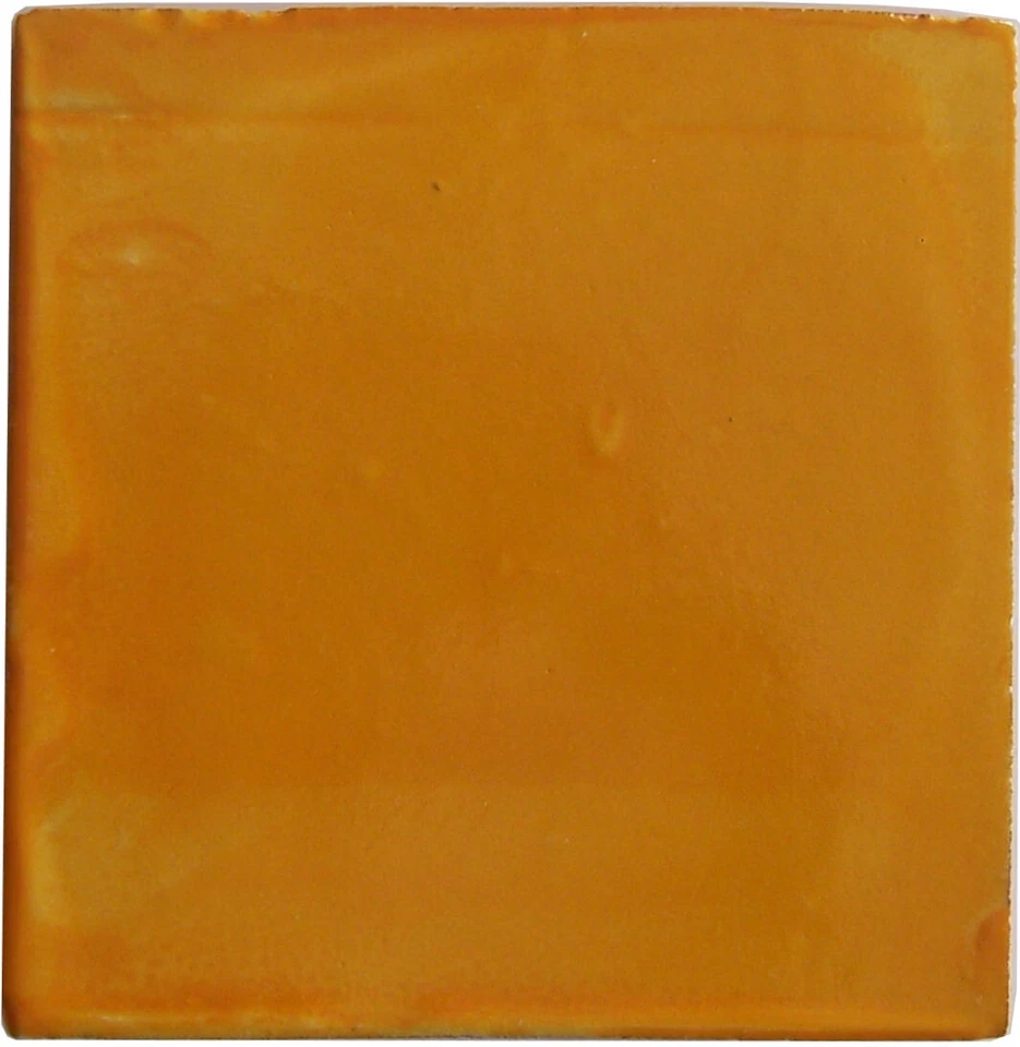 2 x 2 дюйма 36 шт. желтая мексиканская плитка ручной работы Talavera фартук мозаика - Изображение 1 из 1