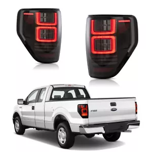 Actualización de luces traseras LED COMPLETAS AHUMADAS aptas para Ford F150 2009-2014 intermitente rojo - Imagen 1 de 12