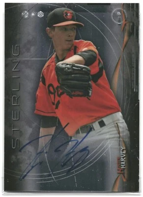 2014 Bowman Sterling Baseball Hunter Harvey Auto  Baltimore Orioles #BSPA-HH - Image 1 of 2