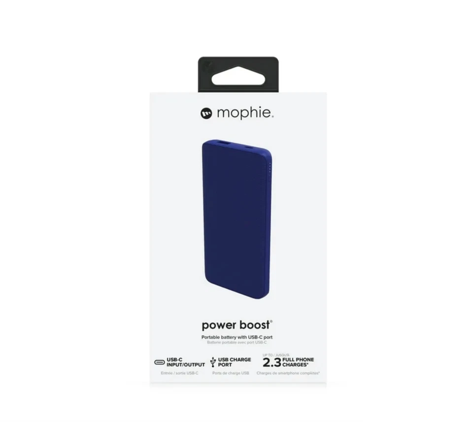 Mophie PowerBoost 10000mAh cobalt blue 401108801 ️️️️ ️️️️
