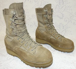 Belleville Gore-tex Mens Size 4.0 W Tan Vibram Military Combat 790 Boots - Picture 1 of 12