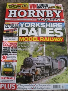 HORNBY MAGAZINE FEB 2020 YORKSHIRE DALES HATTON CLASS 66 STEAM SOUTHERN SEVEN MI - Imagen 1 de 3