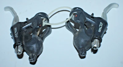 Shimano Deore XT Trigger Shifter Brake Set ST-M737 Black 3x8 Speed USA Shipper:) - Image 1 of 4