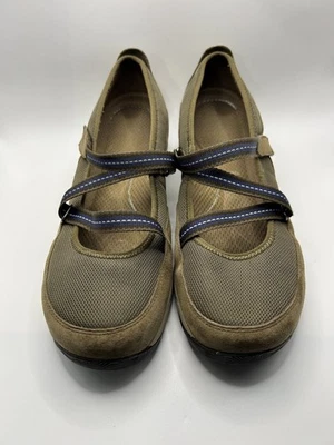 Sapato Feminino Dansko Hazel Mary Jane Conforto Camurça Marrom Tamanho 10.5-11 - Imagem 1 de 4