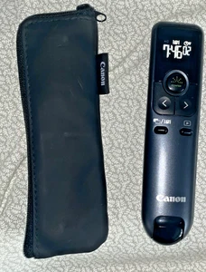 Mando a distancia Canon PR10-G negro presentador inalámbrico con dongle USB y estuche funciona - Imagen 1 de 7